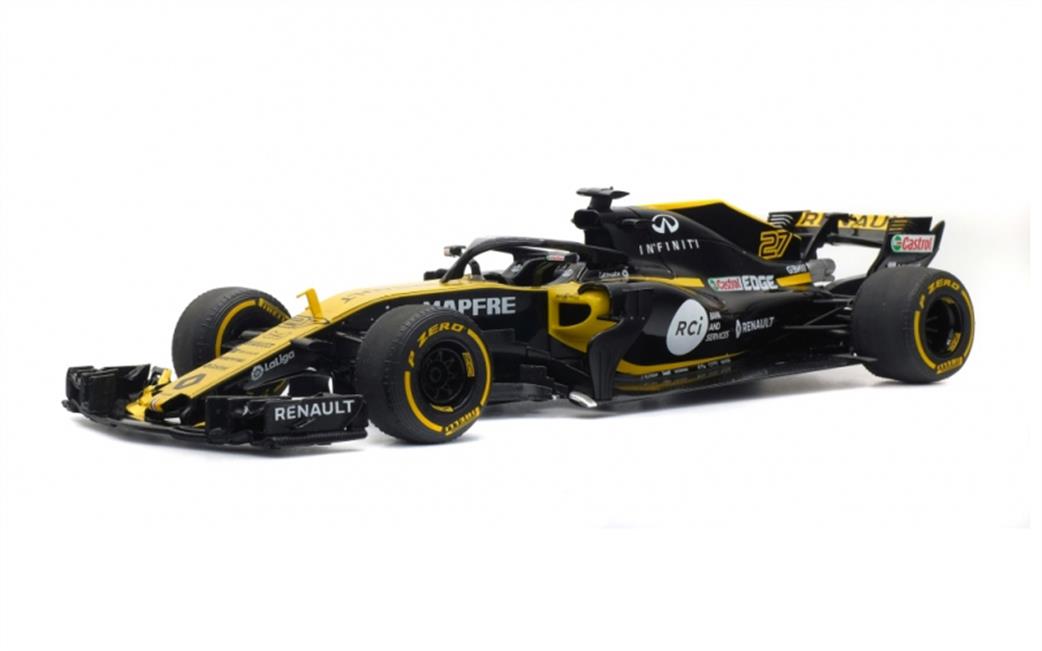 Solido 1/18 S1802401 Renault RS18 F1 2018 Launch Car