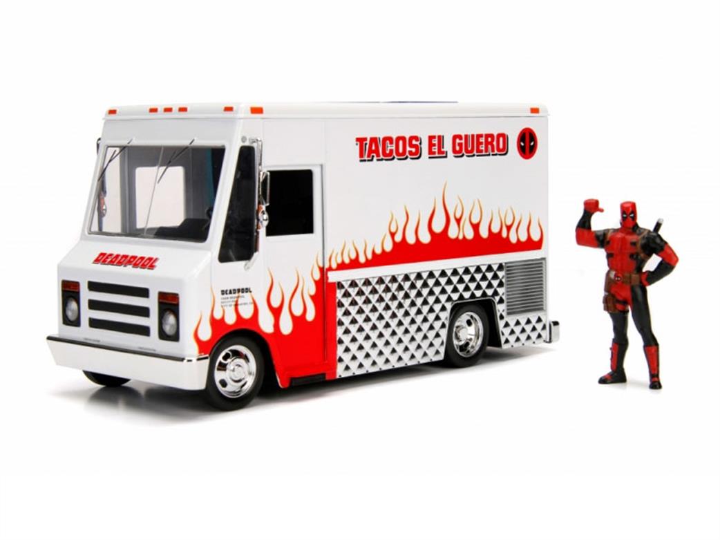 Jadatoys 1/24 JA99730 Deadpool Taco Truck and Figure