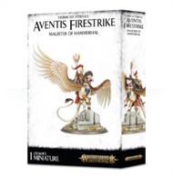 This multi-part plastic kit contains the components necessary to assemble Aventis Firestrike, a Lord-Arcanum on Tauralon.This kit comes as 67 components. Supplied with a Citadel 100mm Round base for the Tauralon, and a Citadel 40mm Round base for the optional Lord-Arcanum on foot.