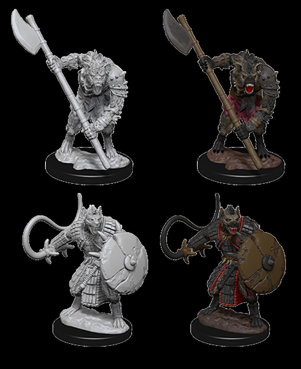 Wizkids  72582 Gnolls: D&D Pathfinder Deep Cuts Unpainted Miniatures