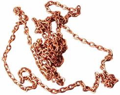 Fine chain with 9 links per inch, total length approx. 1 yard (910mm).Suitable for finishing heavy loads and containers chained down to wagons.