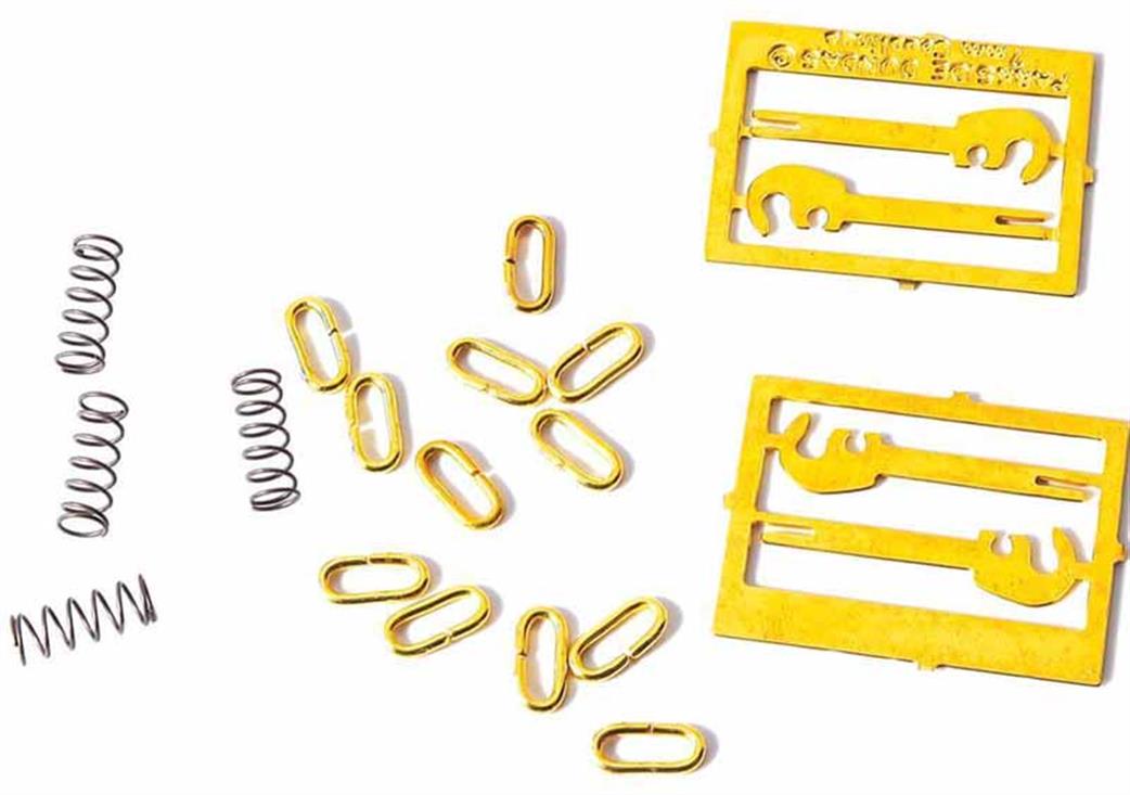 Parkside Kits O Gauge PS50 3 Link Coupling Set 2 Pairs