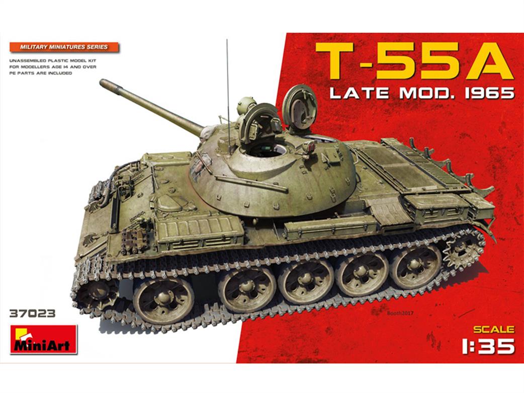 MiniArt 1/35 37023 Russian T-55A Late Mod 1965 Tank Kit