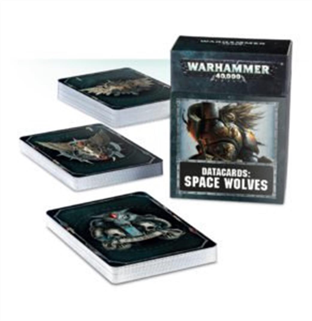 Games Workshop 53-02-60 Space Wolves 40k Datacards (old)