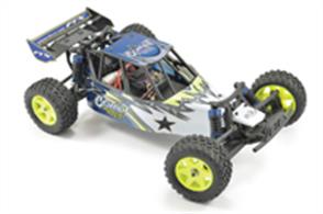Small, yet perfectly formed the new Comet 1:12 Desert Buggy is the perfect introduction to the fun and excitement of radio controlled off-road cars. Limited budgets and size restrictions will become an afterthought when you review the Comet range. Your biggest challenge will be which version to choose from the four different models available.Requires 2 x AA batteries for the transmitter