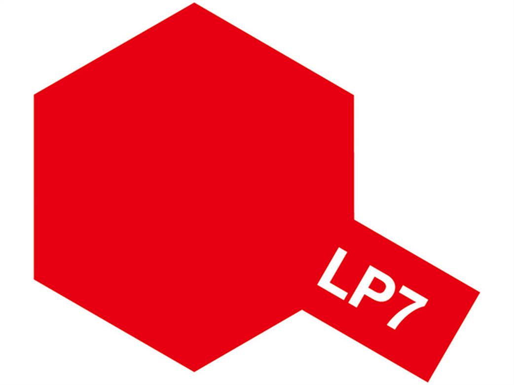 Tamiya  LP-7 LP7 Pure Red Lacquer Paint 10ml Pot