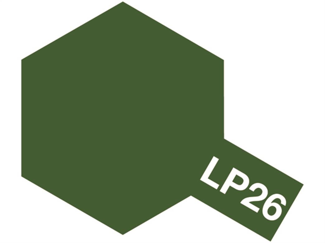 Tamiya  LP-26 LP26 JGSDF Dark Green Lacquer Paint 10ml Pot