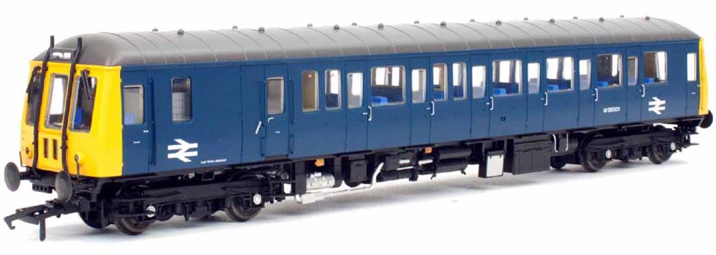 Dapol OO 4D-015-010 BR W55003 Class 122 Gloucester Single Car DMU Blue (Early)