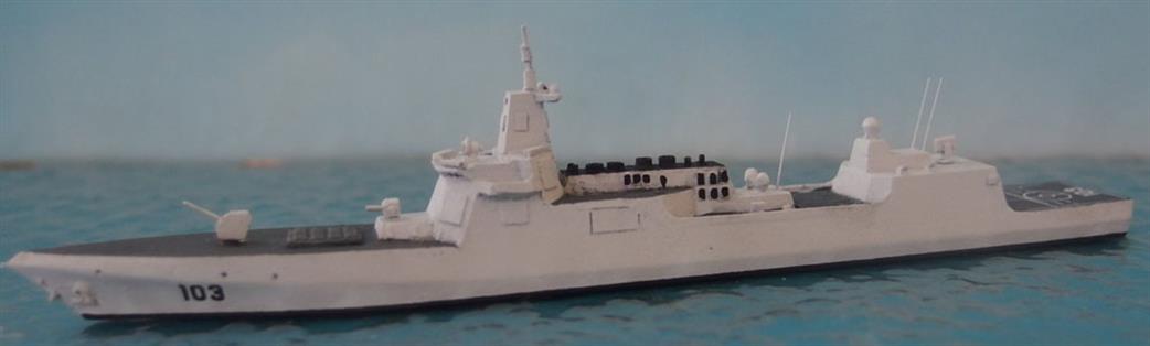 Albatros 1/1250 Alk514 China PLAN destroyer type 055 building in 2018