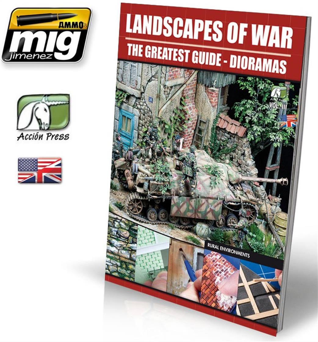 Ammo of Mig Jimenez  EURO0012 Landscapes of War The Greatest Guide Dioramas Vol 3