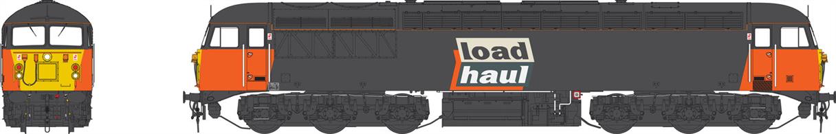 Detailed O gauge model designed to replicate the later Doncaster and Crewe built locomotives, 56070 to 56135.This model is finished in the popular Loadhaul black and orange livery.