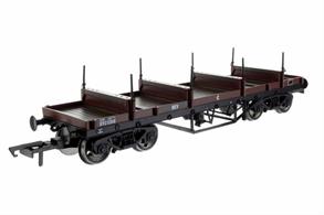 Based on diagram 1/479, two lots were built in Ashford by BR during 1961 - 1962. A Total of 1200 wagons. Constructed to a modern design, on David &amp; Lloyd bogies, this wagon was the shortest of the bogie bolster types at just over 32 feet in length. The reasoning behind equipping such a short vehicle with bogies was that a higher load could be carried due the increased axle count.