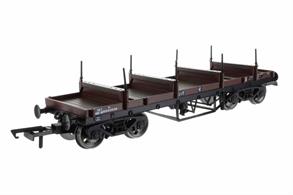 Based on diagram 1/479, two lots were built in Ashford by BR during 1961 - 1962. A Total of 1200 wagons. Constructed to a modern design, on David &amp; Lloyd bogies, this wagon was the shortest of the bogie bolster types at just over 32 feet in length. The reasoning behind equipping such a short vehicle with bogies was that a higher load could be carried due the increased axle count.This model carries the Y TOPS code and lettering for a wagon allocated to the signal and telegraph engineers.