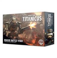 This multi-part plastic kit contains the components necessary to assemble a Reaver Battle Titan for use in games of Adeptus Titanicus.This kit comes as 122 components, and is supplied with a Citadel 105mm Oval base along with a decal sheet – this features heraldry for the following Legios: Gryphonicus, Fureans, Astorium, Atarus, and Mortis.
