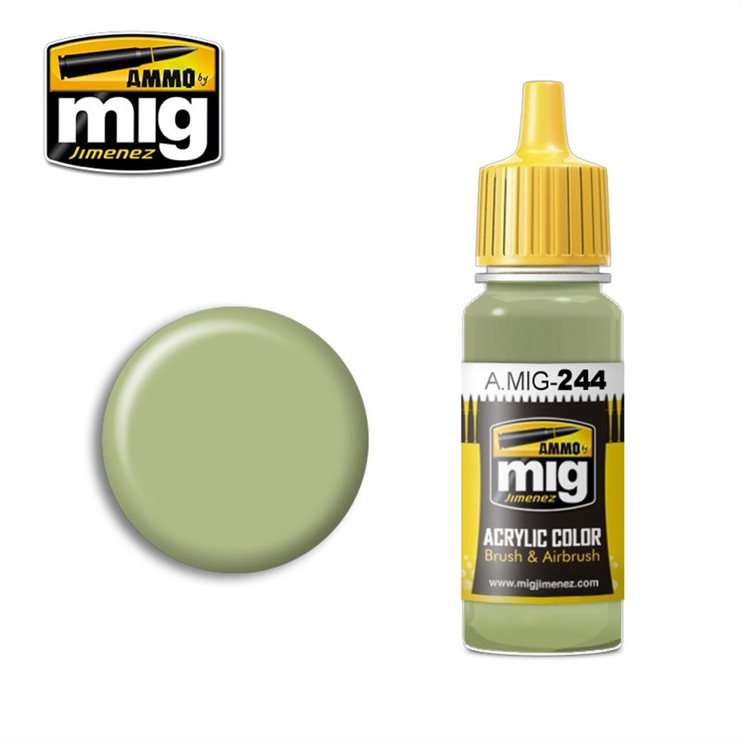Ammo of Mig Jimenez  A.MIG-244 244 Duck Egg Green 17ml Acrylic Color Paint