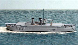 A 1/1250 scale secondhand model of seaplane tender Giuseppe Miraglia by Star 88.This model is in very good condition, see photograph.