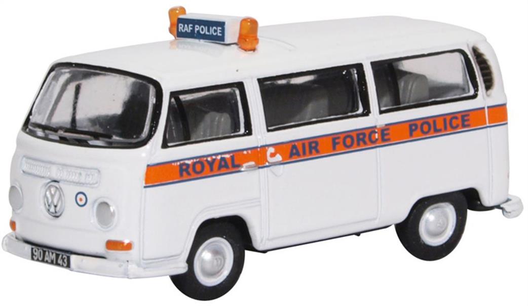 Oxford Diecast 1/76 76VW031 VW Bay Window Transporter RAF Police Model