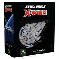 This is not a complete game experience. A copy of the X-Wing Miniatures 2nd Ed Game Core Set is required to play.Within this expansion, you'll find: 8 Ship Cards: 1 Autopilot Drone 1 Han Solo 2 L3-37 2 Lando Calrissian 1 Outer Rim Pioneer 1 Freighter Captain 13 Upgrade Cards: 1 Agile Gunner 1 Chewbacca 1 Composure 1 Han Solo 1 Intimidation 1 L3-37 1 Lando Calrissian 1 Lando's Millennium Falcon 1 Qi'ra 1 Rigged Cargo Chute 1 Seasoned Navigator 1 Tactical Scrambler 1 Tobias Beckett 2 Quick Build Cards