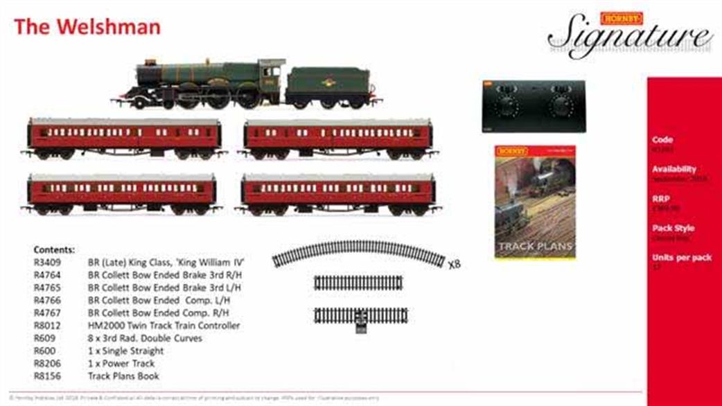 Hornby OO R1243 The Welshman Signature Series Train Set