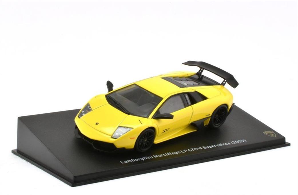 MAG 1/43 MAG JT03 Lamborghini Murcielago LP 670-4 Superveloc Yellow - 2009