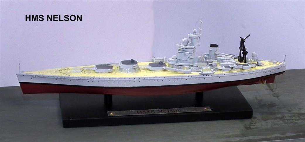 Altaya GM131 British Royal Navy Battleship HMS Nelson Full Hull Model 1/1250