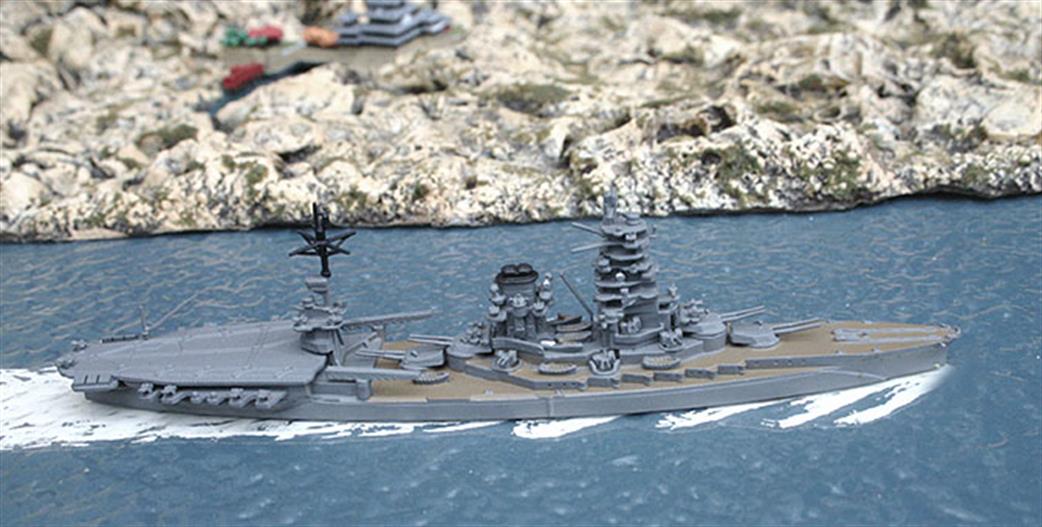 Secondhand Mini-ships 1/1250 Konishi 107 IJNS Ise as a battleship with a flight deck in 1943