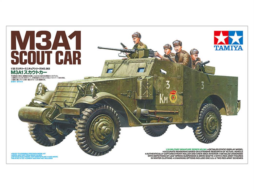Tamiya 35363 US Army M3A1 Scout car Kit 1/35