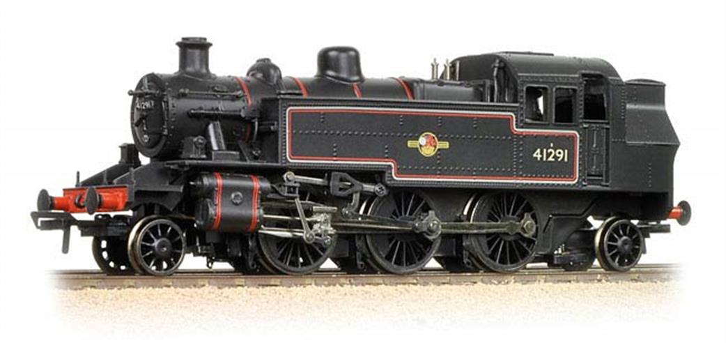 Bachmann OO 31-441DC BR 41291 Ivatt Class 2MT 2-6-2 Tank BR Lined Black Late Crest DCC OnBoard