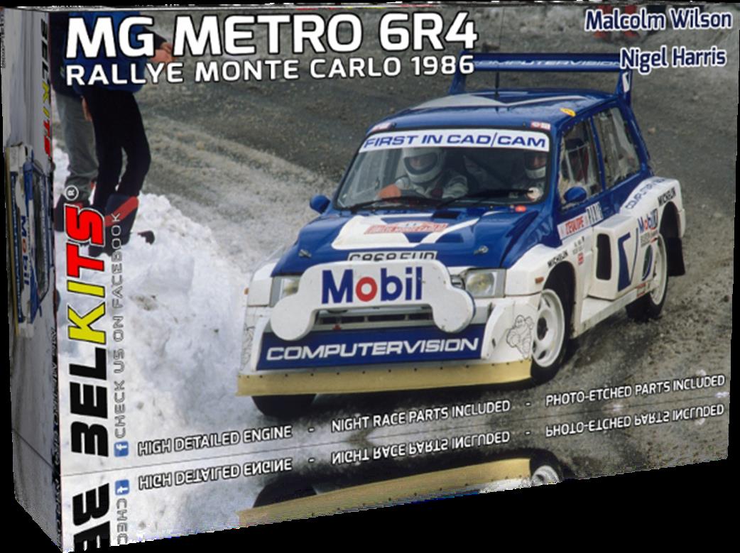 Belkits 1/24 BEL015 MG Metro 6R4 1986 Rallye Monte Carlo Kit