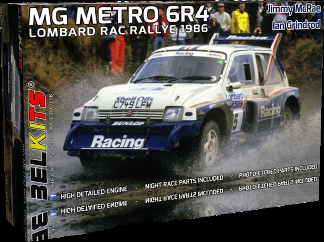 Belkits 1/24 BEL016 MG Metro 6R4 1986 Lombard RAC Rally Kit