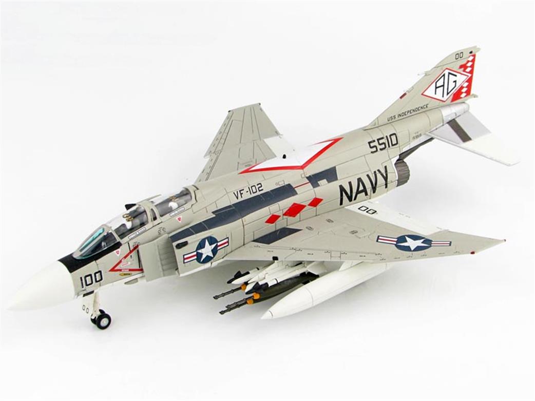 Hobby Master 1/72 HA19006 McDonnell Douglas F-4J Phantom II BuNo.155510, VF-102 Diamondbacks, USS Independence (CV-64) , 1976