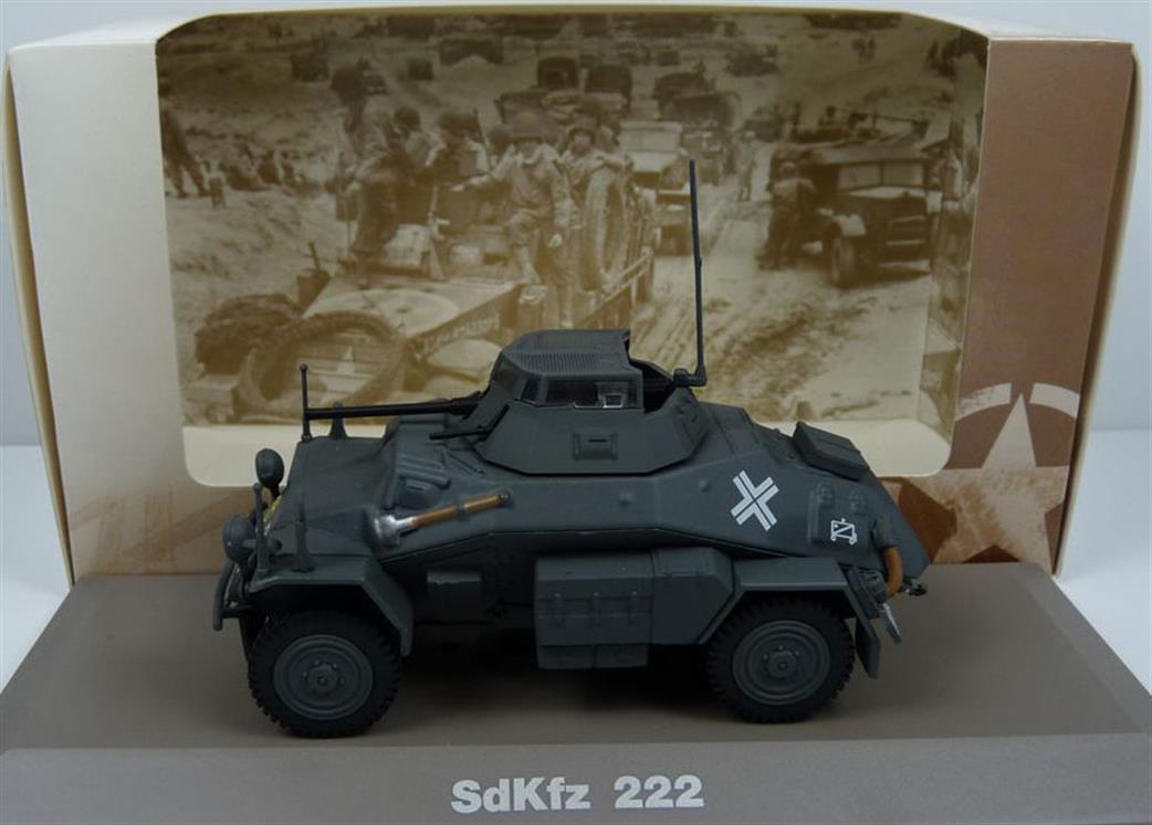 Altaya 1/43 KP26 SDkfz 222 German Armoured Car Model