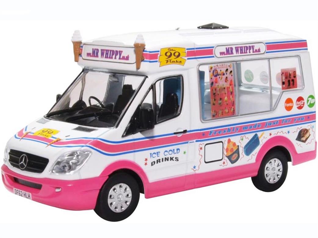 Oxford Diecast 1/43 43WM008 Whitby Mondial Ice Cream Van Mr Whippy
