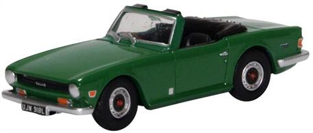 Oxford Diecast 1/76 Triumph TR6 Emerald Green 76TR6003