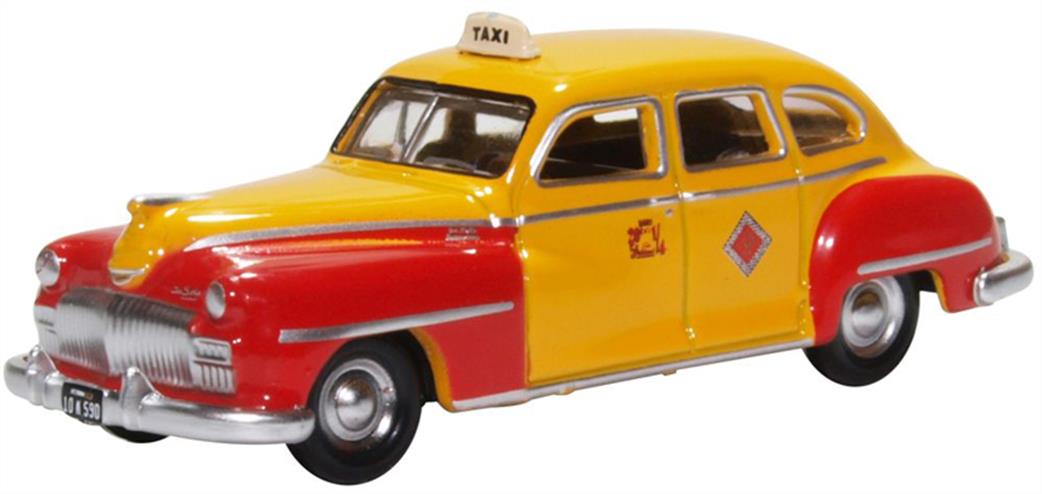 Oxford Diecast 1/87 87DS46002 DeSoto Surburban 1946-48 San Francisco Taxi (Godfather)