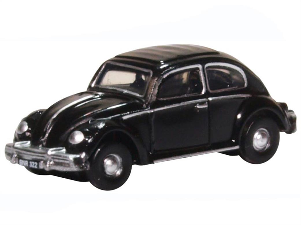 Oxford Diecast 1/148 NVWB005 VW Beetle Black