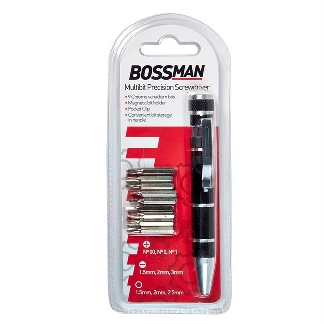 B2907 Bossman Multibit Precision Screwdriver