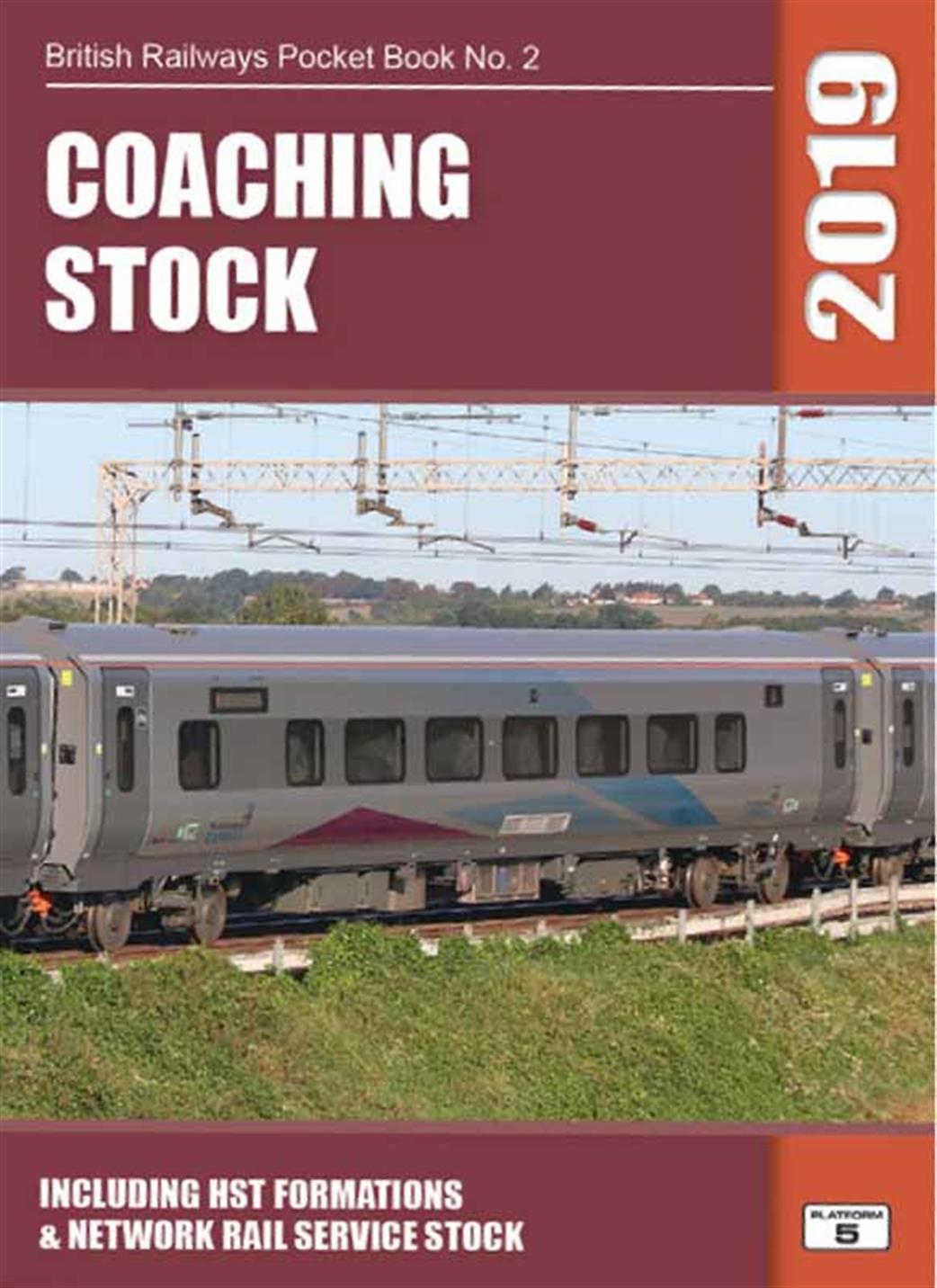 Platform 5 BRPB2 19 British Railways Coaching Stock 2019 Pocket Book