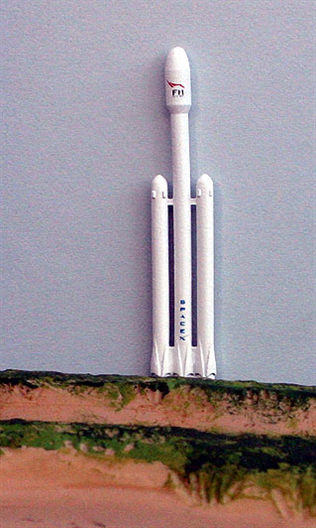 Rhenania 1/1250 RJ320A Falcon Heavy Spacex rocket to Mars