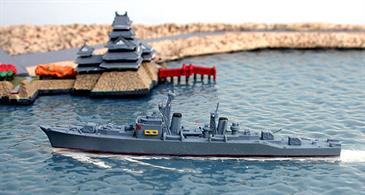 A 1/1250 scale second-hand model of Akizuki 1959 a Japanese destroyer in 1959 by Hansa S67. The model is in good condition, see photograph.