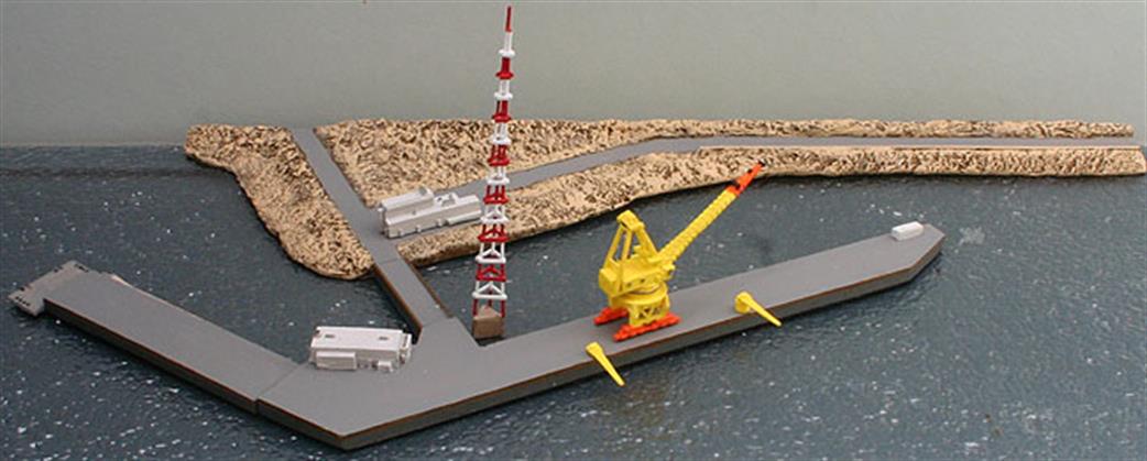 Coastlines 1/1250 CL-LA08 Bangor SSBN US Navy base Marginal Quay