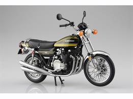 Aoshima 10463 1/12th Kawasaki 750RS Yellow Tiger Diecast Motorcycle Model