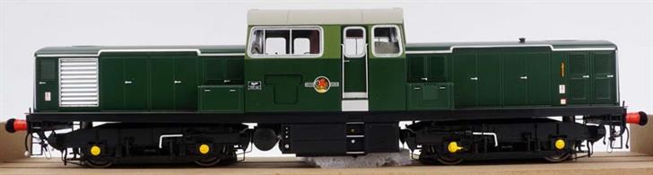Class 17 Clayton BR Green with Small Yellow Panels - Unnumbered