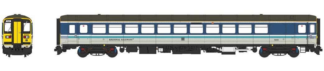 Heljan O Gauge 53201 BR Regional Railways 153301 Class 153 Single Car Sprinter Train