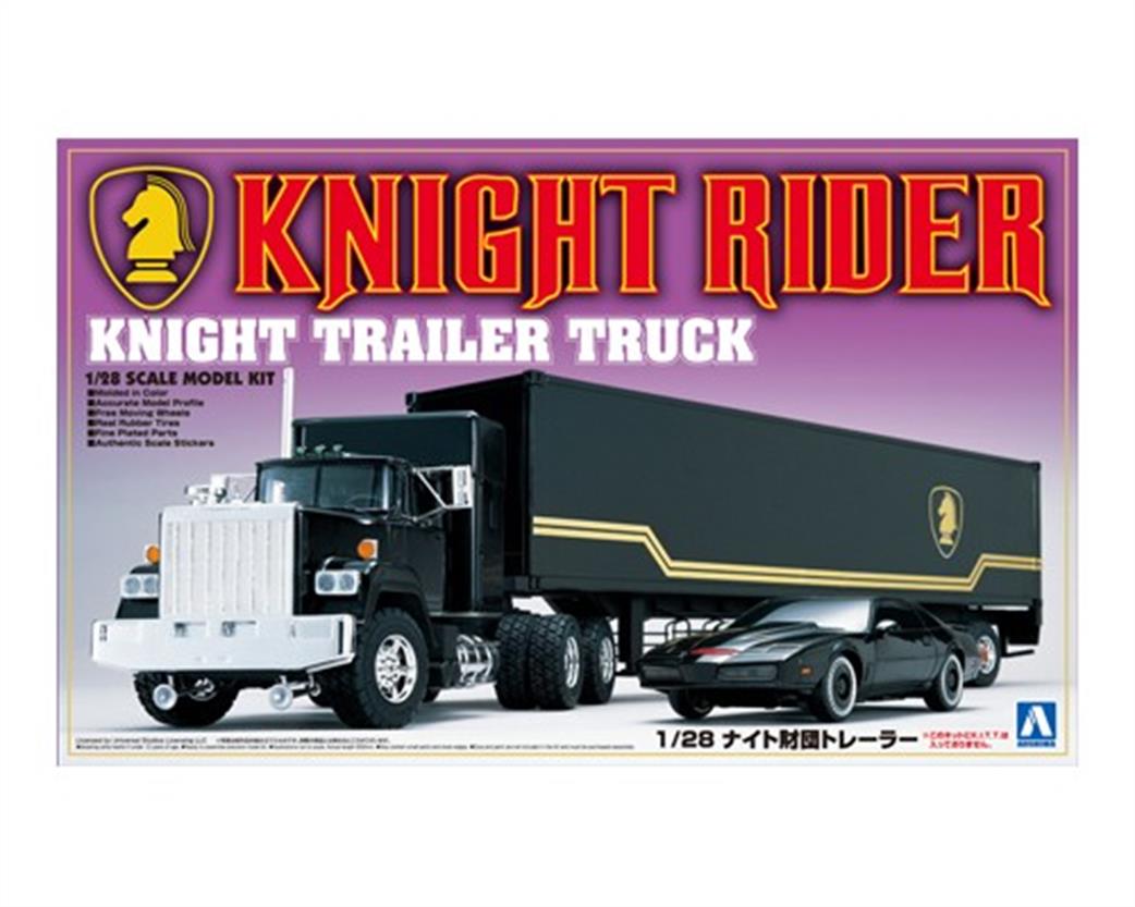 Aoshima 03066 Knight Rider Truck & Trailer Kit 1/28