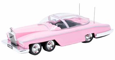 FAB 1 is the personal transport of International Rescue’s London agent Lady Penelope Creighton-Ward. The highly modified Rolls-Royce is driven by Lady Penelope’s chauffeur Aloysius Parker.