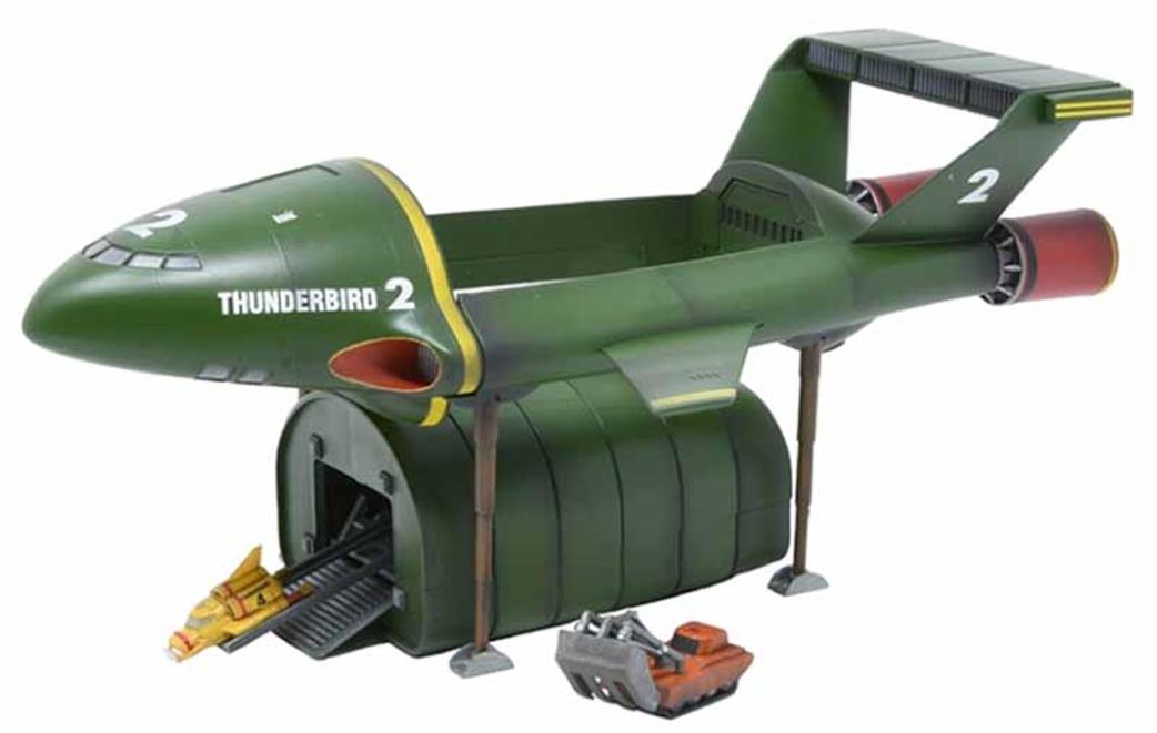 Adventures in Plastic AiP AIP10002 Thunderbird 2 with Thunderbird 4 and Rescue Vehicles Plastic Model Kit 1/350