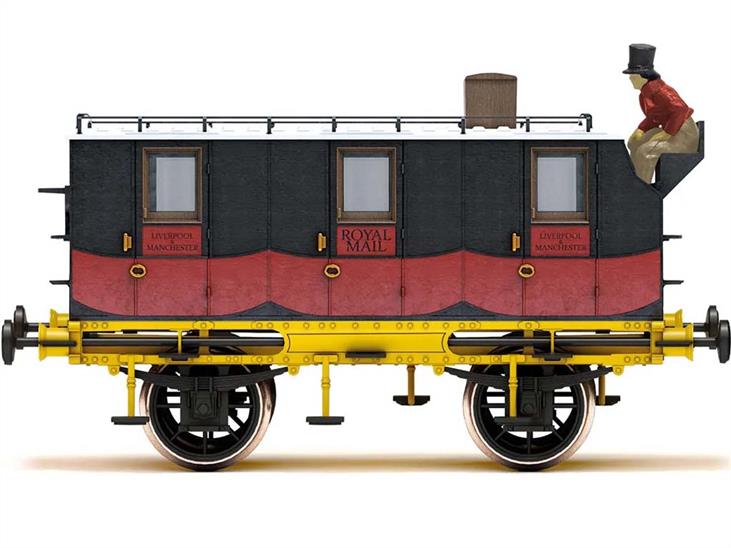  Liverpool and Manchester Railway Wagons have long been a popular sight in many a railway enthusiasts layout, and out pack contains 3 Wagons tailored for horses.
