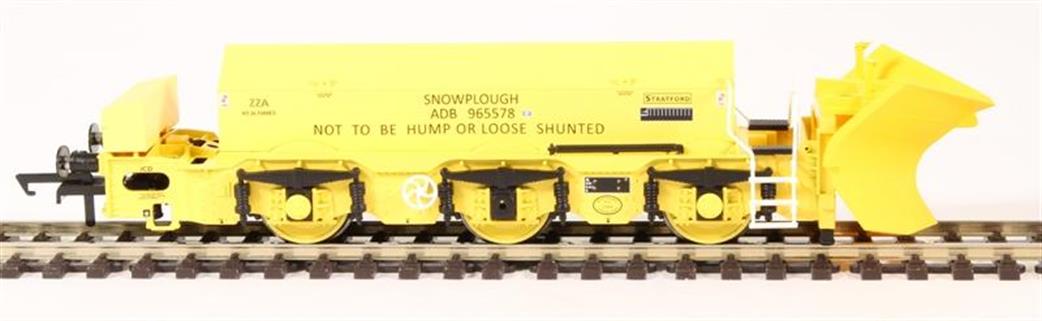 Hattons OO H4-BH-003 BR ZZA ADB965578 Beilhack Snow Plough Engineers Yellow