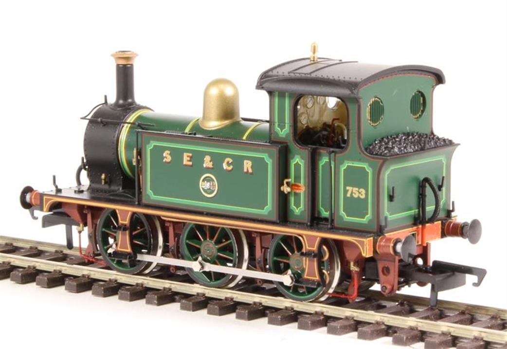 Accurascale OO H4-P-002 SECR 753 P Class 0-6-0T SE&CR Lined Green